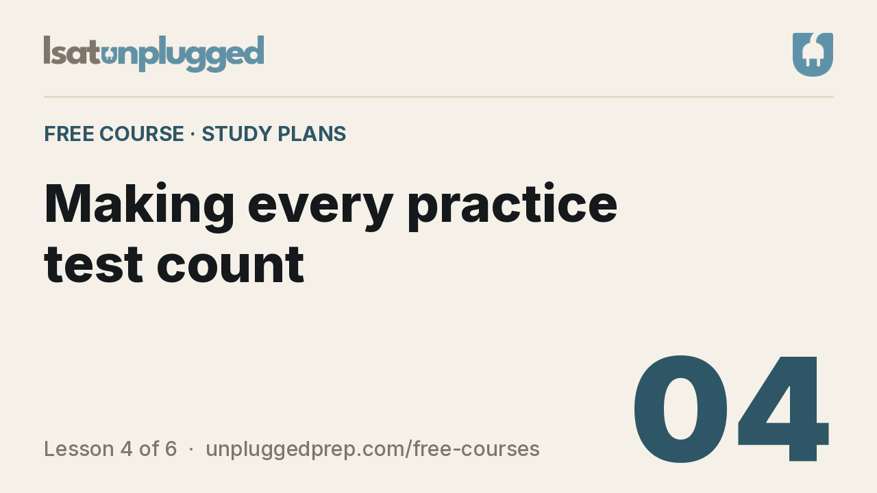 Video lesson 4: Making every practice test count