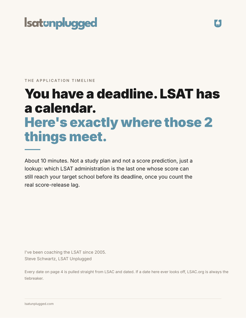 The Application Timeline