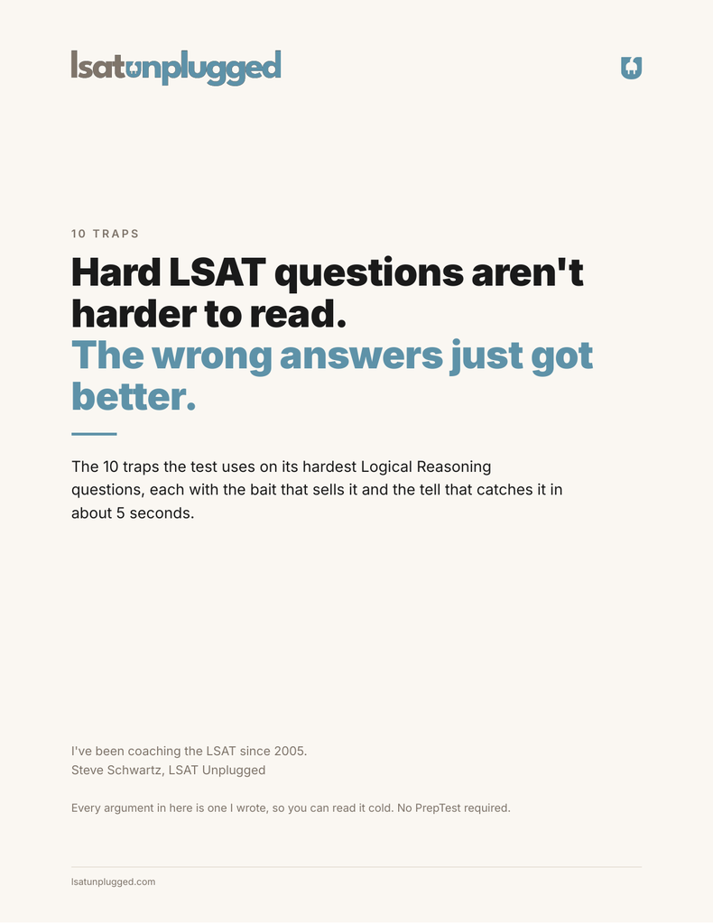 10 LSAT Traps
